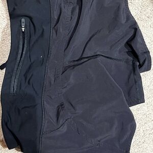 Lululemon Black Athletic Shorts with Zipper Pocket